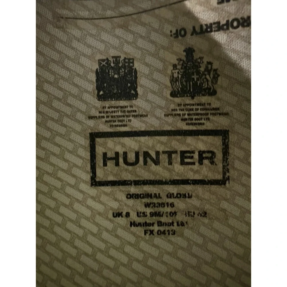 Hunter Original Tall Rain Boots Womens Black Size 9